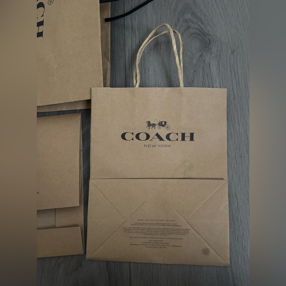 Coach Tan Paper Bags and boxes - Picture 2 of 6